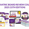 Pediatrics Board Review Course 2025 (15th Edition)  (Videos + Audios + Slides)