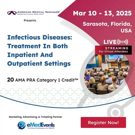 American Medical Seminars Infectious Diseases Treatment In Both Inpatient And Outpatient Settings 2025 (Videos + Audios + Syllabus)