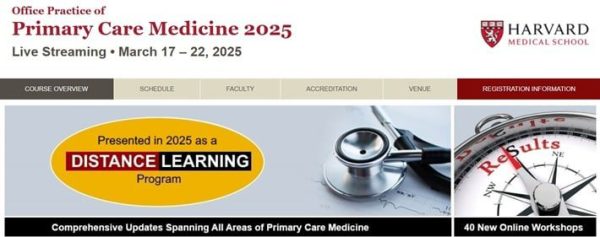 Harvard Office Practice of Primary Care Medicine 2025 (Videos + Slides)